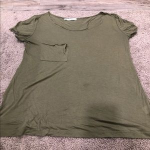 Maurices Navy green comfy t-shirt